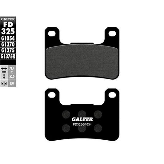 Pastillas de freno Kawasaki Z 1000 >2010 Galfer FD325G1054