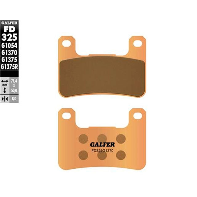 Pastillas de freno Kawasaki Z 1000 >2010 Galfer - sinterizadas FD325G1370
