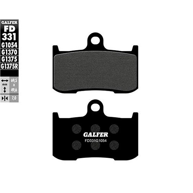 Pastillas de freno Kawasaki Z 900 >2017 Galfer FD331G1054