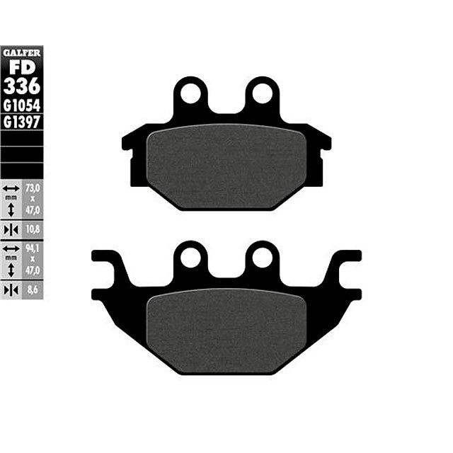 Pastillas de freno Yamaha MT 125 14-19 Galfer FD336G1054