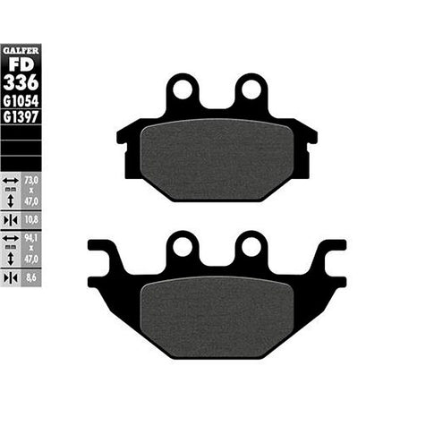 Pastillas de freno Yamaha MT 125 14-19 Galfer FD336G1054