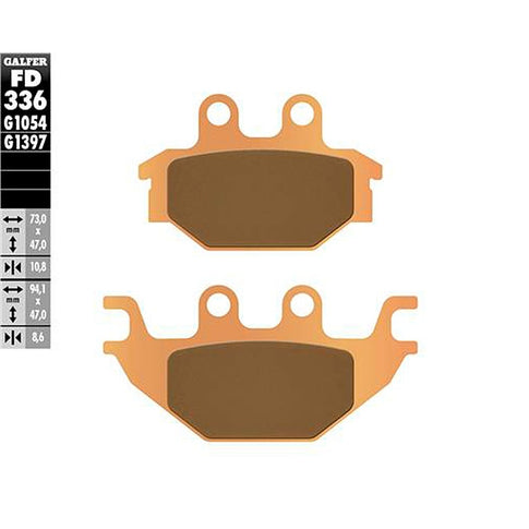 Pastillas de freno Yamaha MT 125 14-19 Galfer - sinterizadas FD336G1397