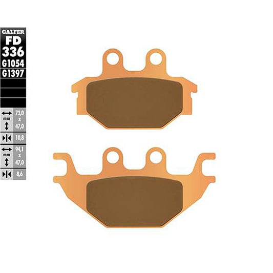 Pastillas de freno Yamaha MT 125 14-19 Galfer - sinterizadas FD336G1397