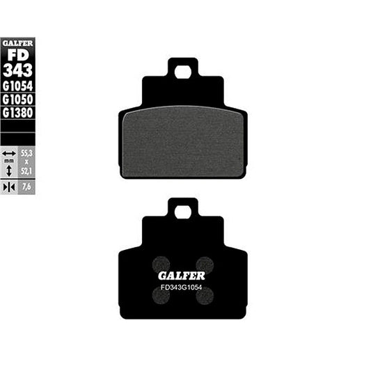 Pastillas de freno traseras Piaggio X10 125/350/500 >2012 Galfer - semi-metal FD343G1054