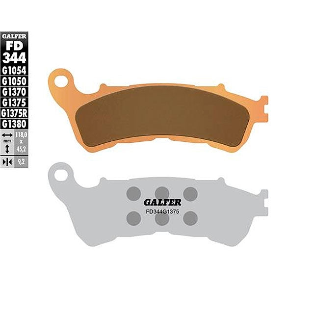 Pastillas de freno Honda SH 300 07-15 Galfer - sinterizadas sport FD344G1375