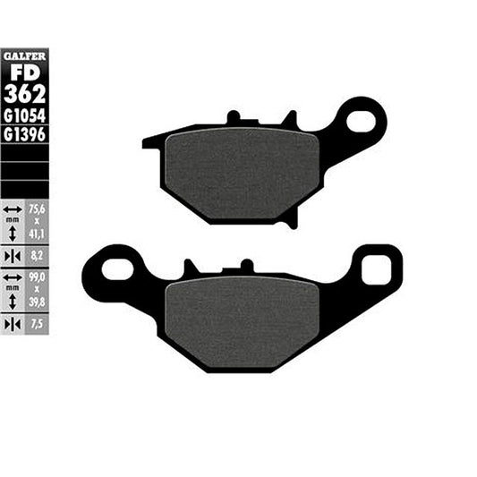 Pastillas de freno Suzuki RM 85 05-23 Galfer FD362G1054