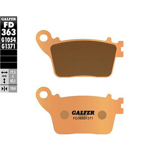 Pastillas de freno Honda CB 1000 Hornet >2024 Galfer - sinterizadas FD363G1371