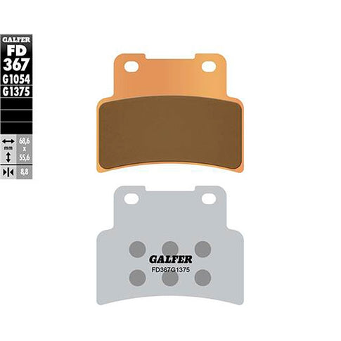 Pastillas de freno delanteras Yamaha MT / YZF 125 14-19 Galfer - sinterizadas FD367G1375