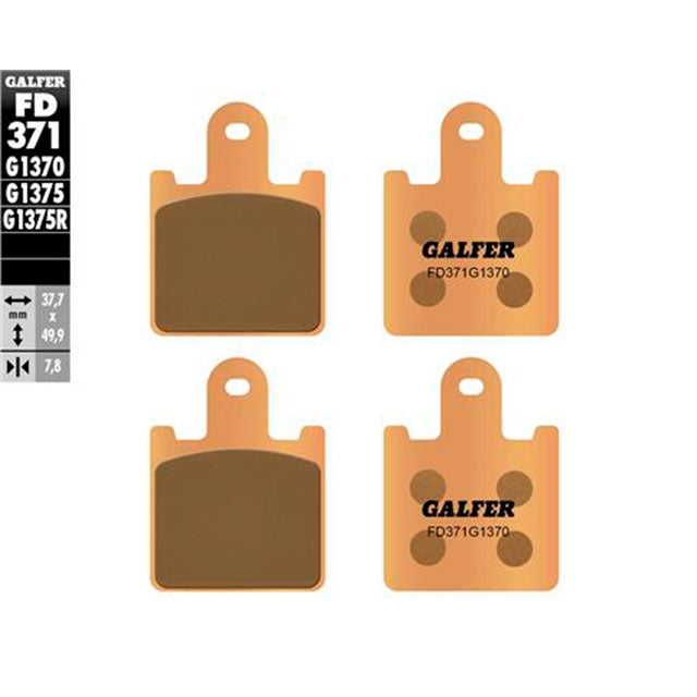 Pastillas de freno Kawasaki ZZR 14000 >2006 Galfer FD371G1370