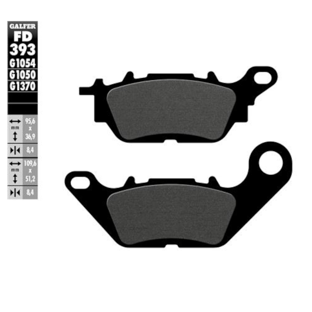 Pastillas de freno Yamaha N-Max 125/150 >2015 Galfer FD393G1050