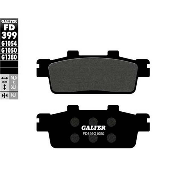 Pastillas de freno traseras Daelim S3 125 FI 125/250 12-14 Galfer FD399G1050