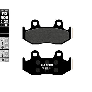 Pastillas de freno Suzuki Burgman AN 250/400 >1998 Galfer FD400G1054