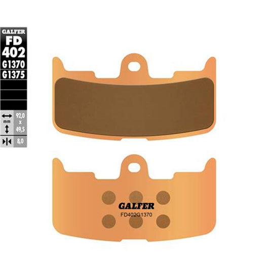 Pastillas de freno Buell XB 12 R Firebolt 06-08 Galfer FD402G1370