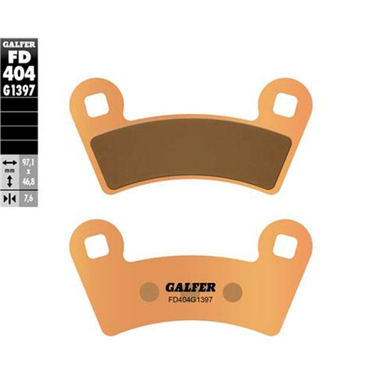 Pastillas de freno Polaris Outlaw 450 S >2008 Galfer FD404G1397