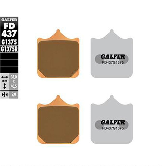 Pastillas de freno BMW S1000 R Naked 14-19 Galfer FD437G1375