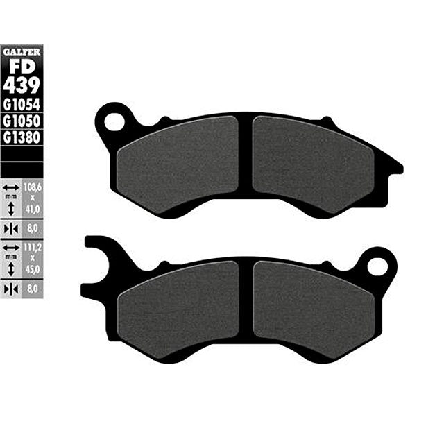 Pastillas de freno delanteras Honda PCX 125/150 10-17 Galfer FD439G1050