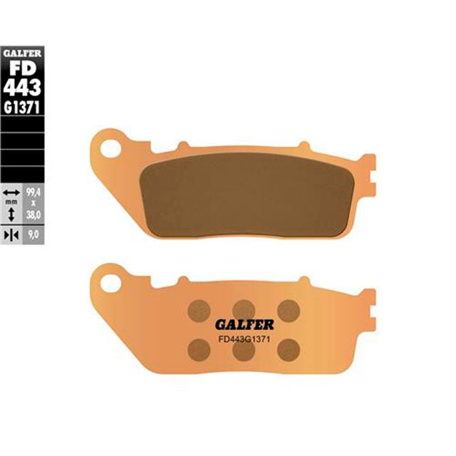 Pastillas de freno Honda CB 1000 R >2008 Galfer FD443G1371