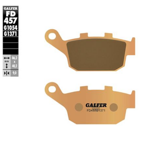 Pastillas de freno Honda CBR 250 R >1986 Galfer - sinterizadas FD457G1371