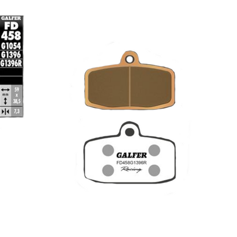 Plaquettes de frein avant Étrier Formula / KTM SX 85 >2012 Galfer - frittées racing