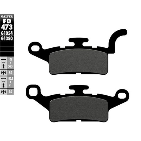 Pastillas de freno Yamaha X-Enter 125/150 >2012 Galfer FD473G1054