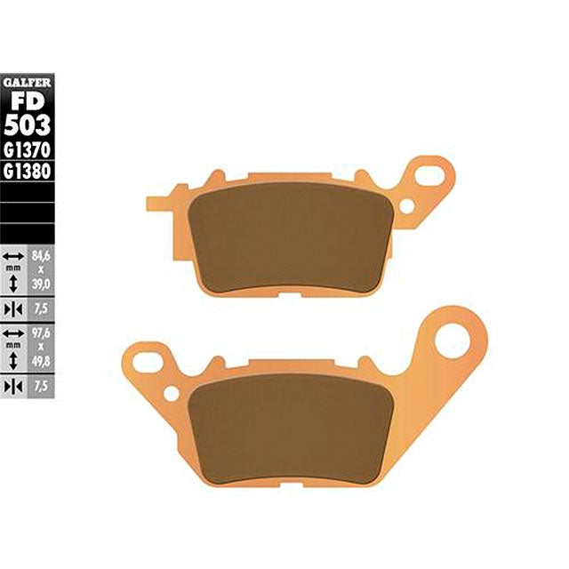 Pastillas de freno delanteras Yamaha N-Max 125/150 >2015 Galfer - sinterizadas FD503G1370
