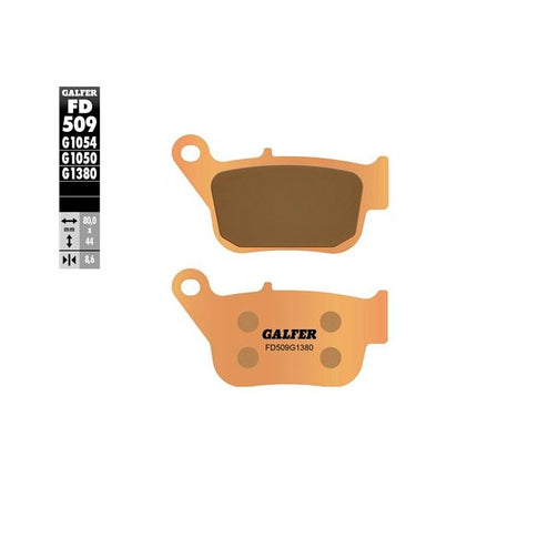 Pastillas de freno Yamaha X-Max 250 >2014 Galfer - sinterizadas FD509G1380