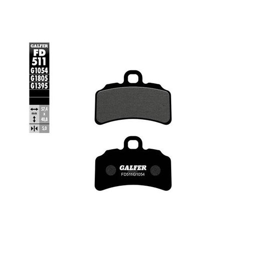 Pastillas de freno Beta EVO 125/250/300 17-23 Galfer FD511G1054