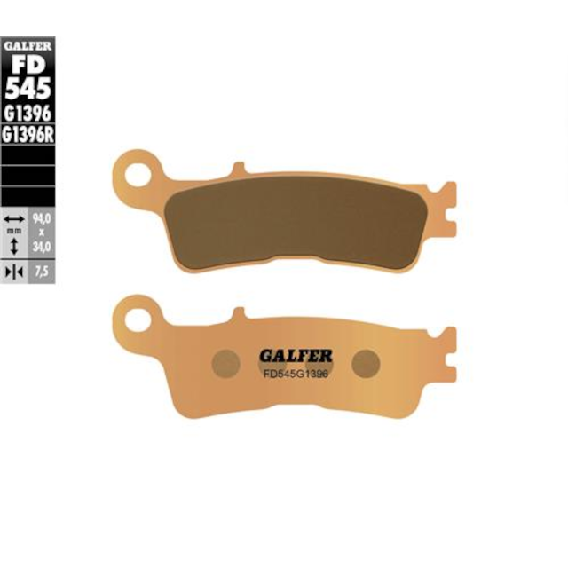 Pastillas de freno delanteras Yamaha YZ-F 250 21 / YZ-F 450 20-21 Galfer - sinterizadas FD545G1396
