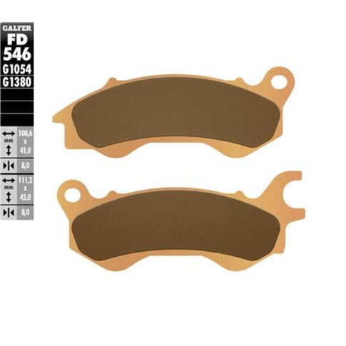 Pastillas de freno delanteras Silence S01 20-23 Galfer - sinterizadas FD546G1380