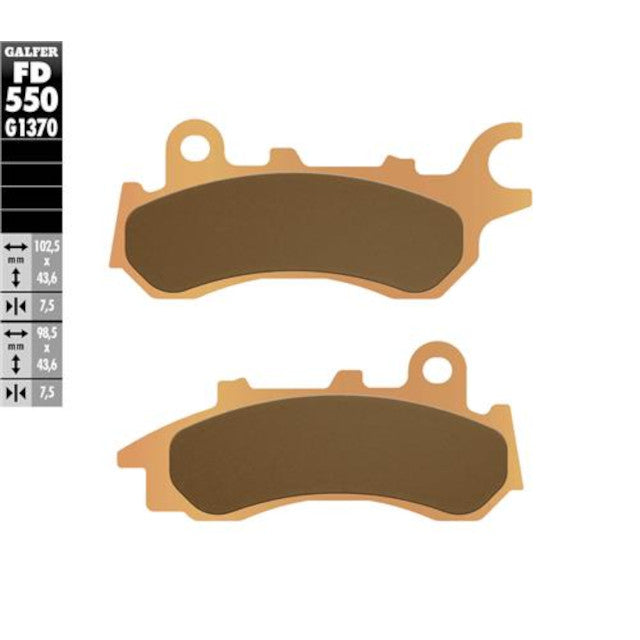 Pastillas de freno Honda CB 125 F >2017 Galfer - sinterizadas FD550G1370