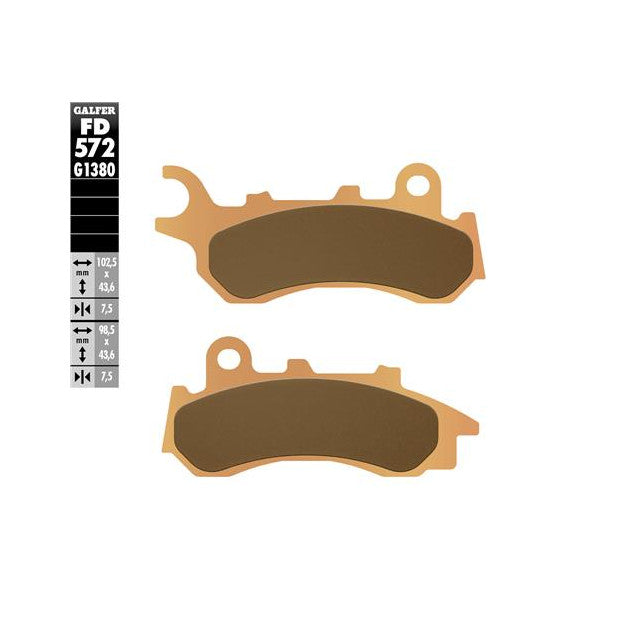 Pastillas de freno delanteras Honda PCX 125/150 >2018 Galfer - sinterizadas FD572G1380