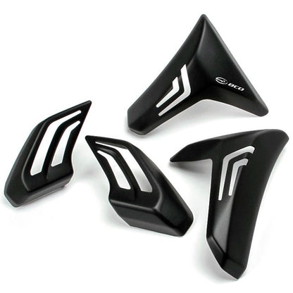 Tapas piloto trasero e intermitentes Yamaha T-Max 530 17-18 BCD - negro mate FEU01222
