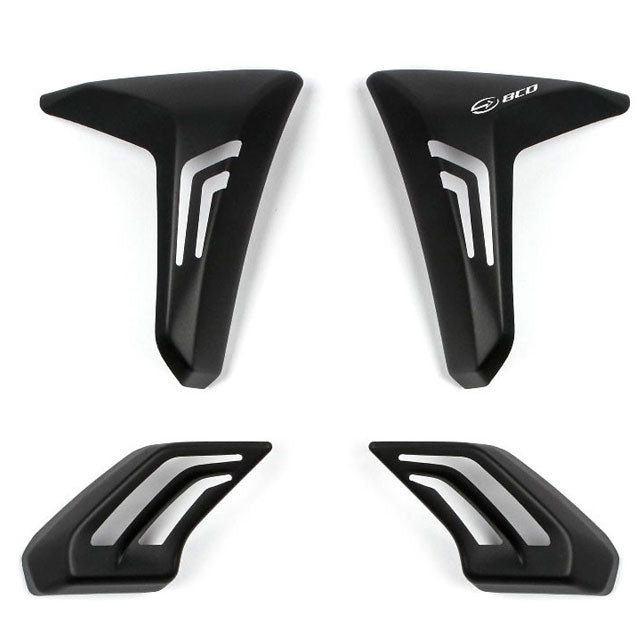 Tapas piloto trasero e intermitentes Yamaha T-Max 530 17-18 BCD - negro mate