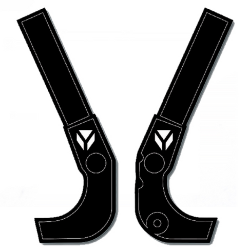 Adhesivos chasis Pitbike YCF Pilot Negro FGKP-BK