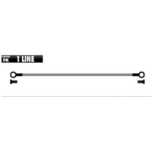 Latiguillo de freno trasero Yamaha YZF 600 R6 06-07 Galfer - negro