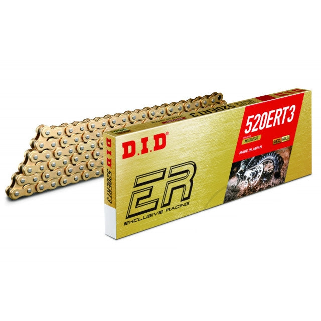 Cadena de transmisión paso 520 ERT3 114 eslabones D.I.D - dorado G&G520ERT3/114