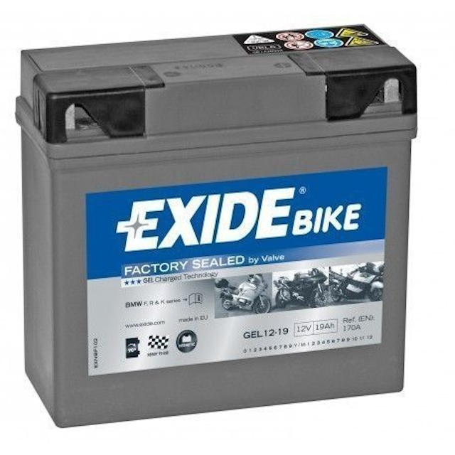 Batería gel 12-19 Exide GEL_G19