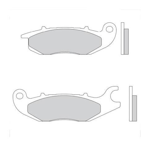 Pastillas de freno Honda CBR 125 R >2004 Galfer - semi-metal FD298G1054