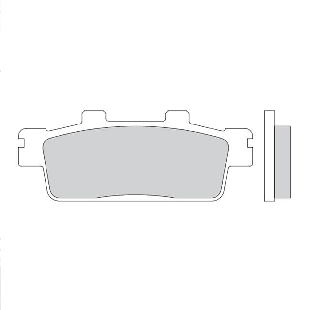 Pastillas de freno traseras Daelim S3 125 FI 125/250 12-14 Galfer - semi-metal FD399G1054