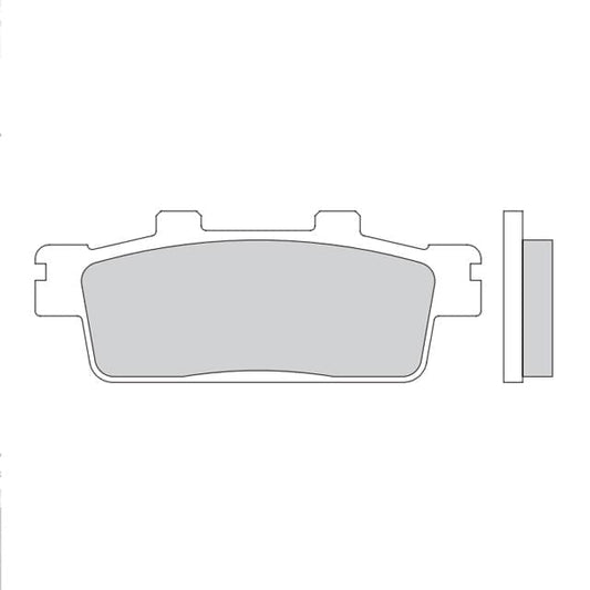 Pastillas de freno traseras Daelim S3 125 FI 125/250 12-14 Galfer - semi-metal FD399G1054