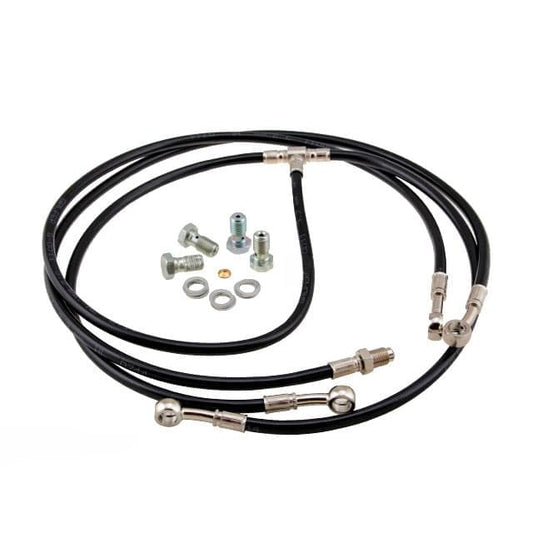 Front brake hose Yamaha T-Max 530 ABS >2012 Galfer black-brass