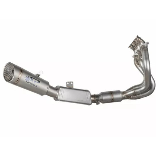 Escape GRID-O Spark Exhaust Triumph Street Triple 765 R ABS 23-24 - titanio