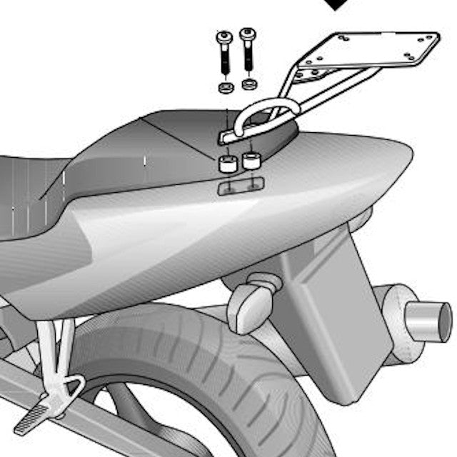 Fijaciones Top Master Honda CBR 600 01-08 Shad H0CB61ST