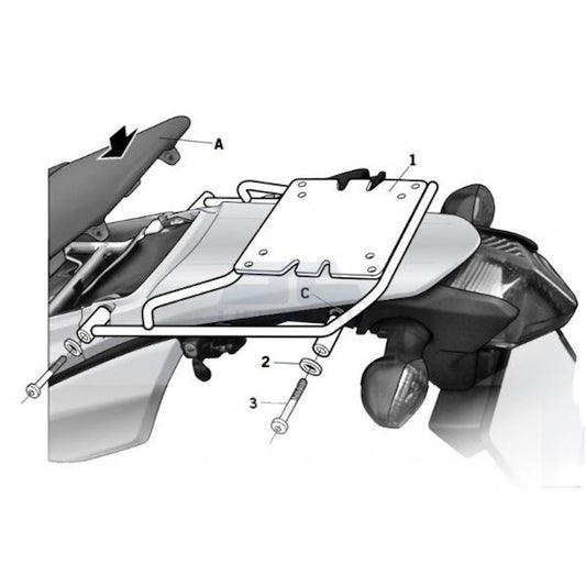 Fijaciones Top Master Honda CRF 250L 12-17 Shad H0CR22ST