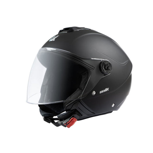 Casco Jet Unik Vertex negro mate