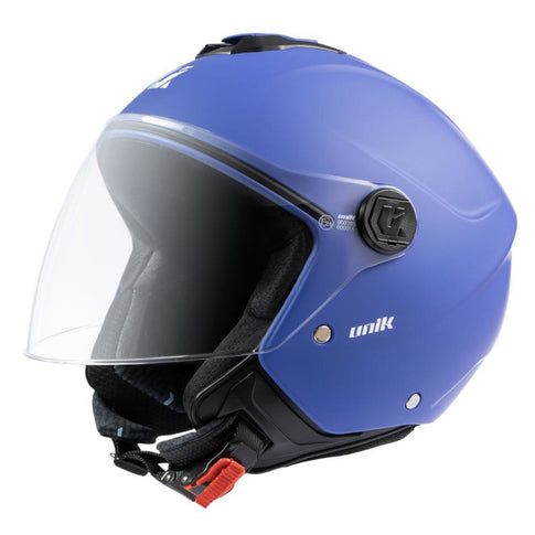 Casco Jet Unik Vertex - azul oscuro mate