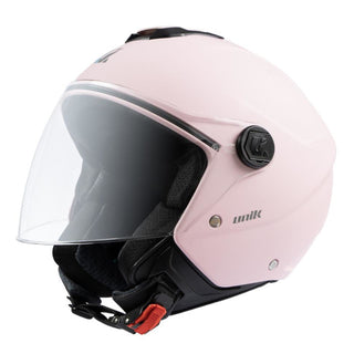 Capacete Jet Unik Vertex - rosa mate
