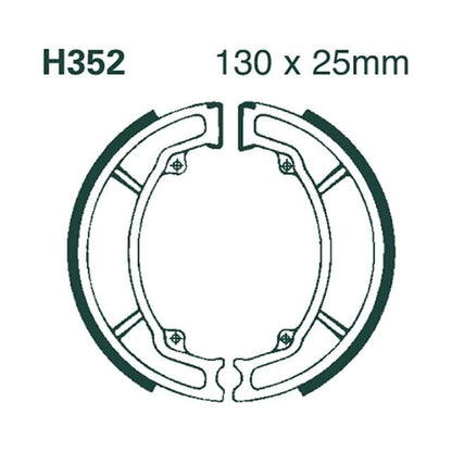 Zapatas de freno traseras Honda SH / PCX 125 EBC H352
