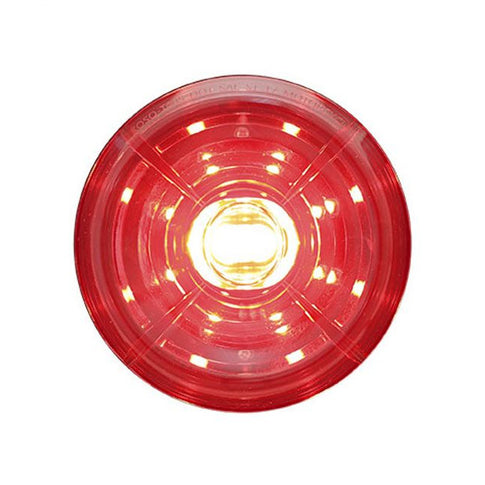 Piloto trasero con lente solar LED Koso - rojo HB035020
