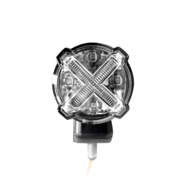 Piloto trasero con función de luz de freno LED GT-02S Koso - transparente HB036100